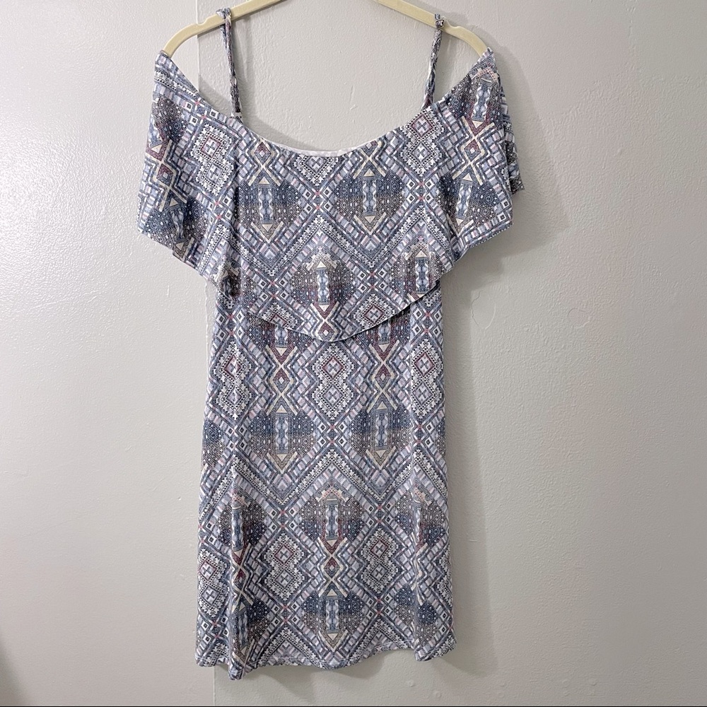 TART patterned off-the-shoulder dress